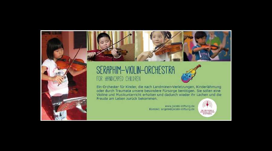 Orchestra for handicaped children, Burma